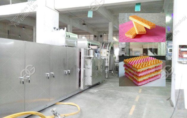 39 Moulds Full Automatic Wafer Biscuit Line for 150kg/h