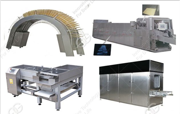 45 Moulds Automatic Wafer Biscuit Processing Line Price for 180kg/h