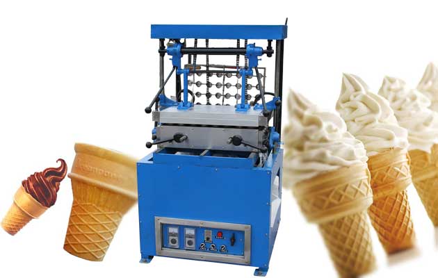 Automatic Ice Cream Cone Machine Video