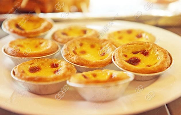 egg tart making with high quality